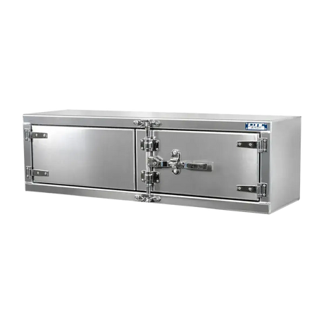 Cam-Lock Box Aluminum Smooth Dual Barn Door 60" Width x 18" Height x 18" Depth