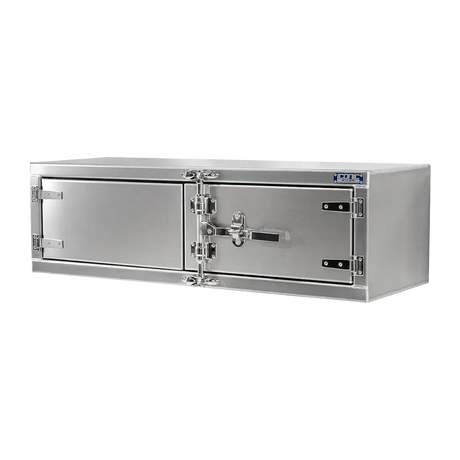 Cam-Lock Box Aluminum Smooth Dual Barn Door 60" Width x 18" Height x 24" Depth