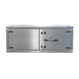 Cam-Lock Box Aluminum Checkerplate Dual Barn Door 60" Width x 16" Height x 24" Depth