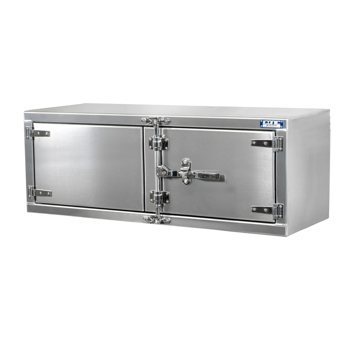 Cam-Lock Box Aluminum Smooth Dual Barn Door 60" Width x 24" Height x 24" Depth