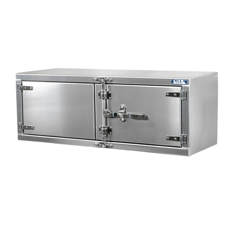 Cam-Lock Box Aluminum Smooth Dual Barn Door 60" Width x 24" Height x 24" Depth