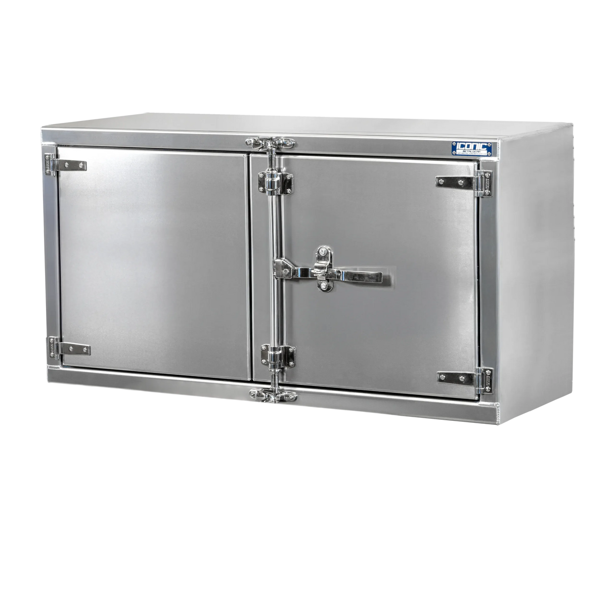 Cam-Lock Box Aluminum Smooth Dual Barn Door 60" Width x 30" Height x 24" Depth