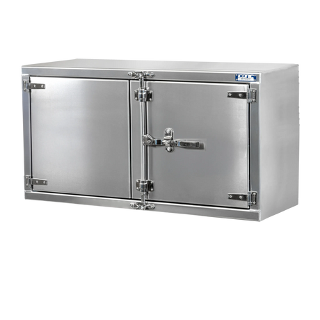 Cam-Lock Box Aluminum Smooth Dual Barn Door 60" Width x 30" Height x 24" Depth