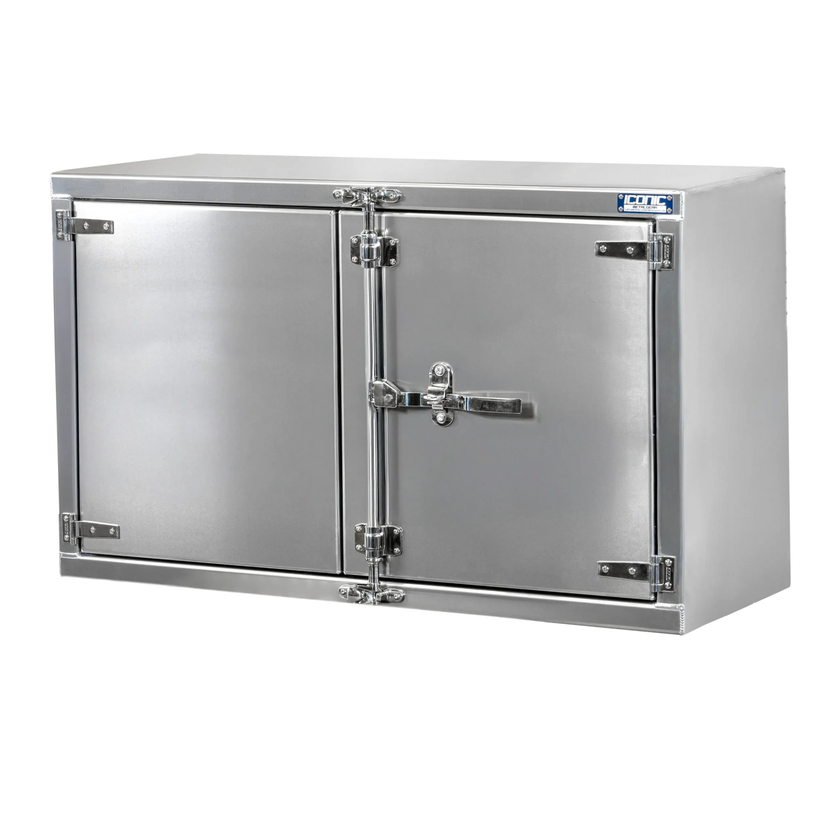 Cam-Lock Box Aluminum Smooth Dual Barn Door 60" Width x 36" Height x 24" Depth