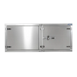 Cam-Lock Box Aluminum Checkerplate Dual Barn Door 72" Width x 36" Height x 24" Depth