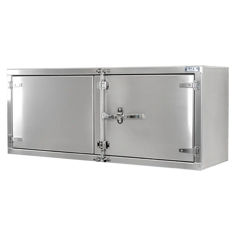 Cam-Lock Box Aluminum Smooth Dual Barn Door 72" Width x 30" Height x 24" Depth