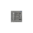 Cam-Lock Box Aluminum Checkerplate Single Side Swing Door 24" Width x 18" Height x 24" Depth