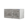 Cam-Lock Box Aluminum Checkerplate Dual Barn Door 48" Width x 24" Height x 24" Depth