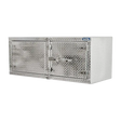 Cam-Lock Box Aluminum Checkerplate Dual Barn Door 60" Width x 24" Height x 24" Depth
