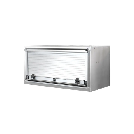 Accessory Roll-Up Door Toolbox, Smooth Aluminum 48" Width x 24" Height x 24" Depth