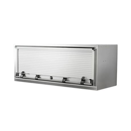 Accessory Roll-Up Door Toolbox, Smooth Aluminum 60" Width x 24" Height x 24" Depth