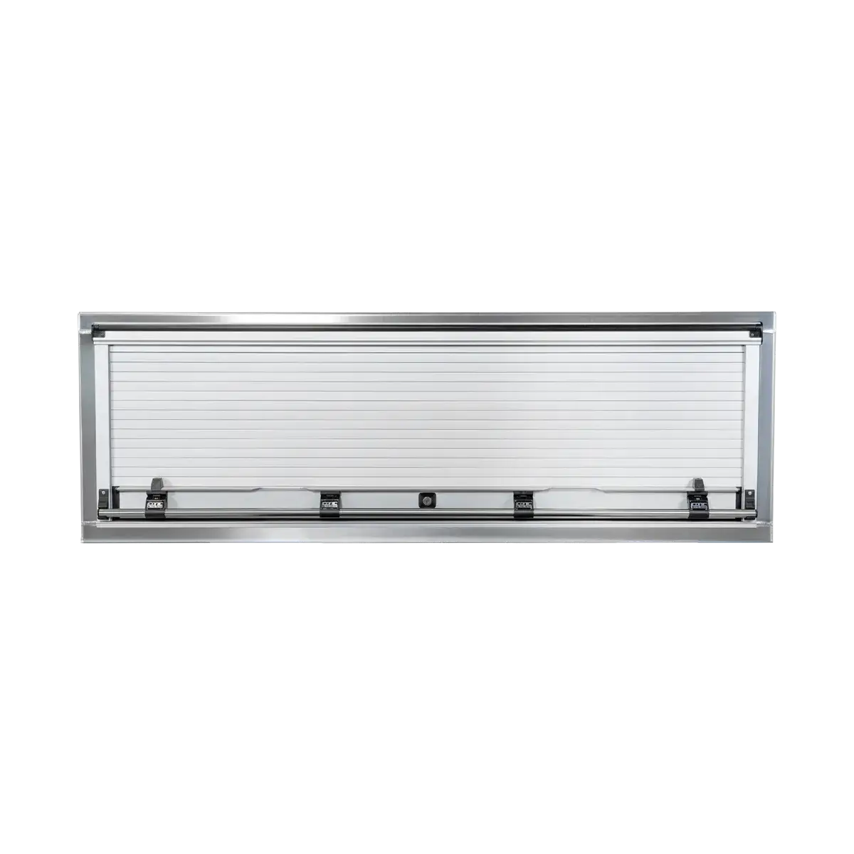 Accessory Roll-Up Door Toolbox, Smooth Aluminum 72" Width x 30" Height x 24" Depth
