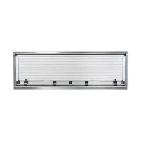 Accessory Roll-Up Door Toolbox, Smooth Aluminum 72" Width x 30" Height x 24" Depth