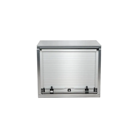 Accessory Roll-Up Door Toolbox, Smooth Aluminum 36" Width x 24" Height x 24" Depth