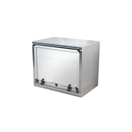 Accessory Roll-Up Door Toolbox, Smooth Aluminum 36" Width x 30" Height x 24" Depth