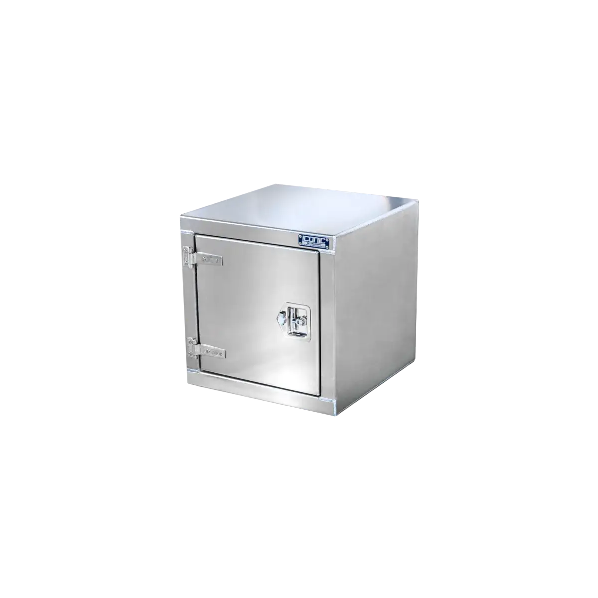 Standard T-Handle Box Aluminum Smooth Single Side Swing Door 24" Width x 24" Height x 24" Depth