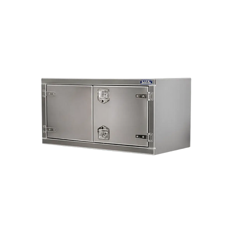 Standard T-Handle Box Aluminum Smooth Dual Barn Door 48" Width x 24" Height x 24" Depth
