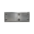 Standard T-Handle Box Aluminum Smooth Dual Barn Door 48" Width x 18" Height x 18" Depth