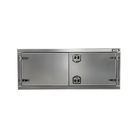 Standard T-Handle Box Aluminum Smooth Dual Barn Door 60" Width x 18" Height x 24" Depth