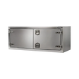 Standard T-Handle Box Aluminum Checkerplate Dual Barn Door 60" Width x 30" Height x 24" Depth
