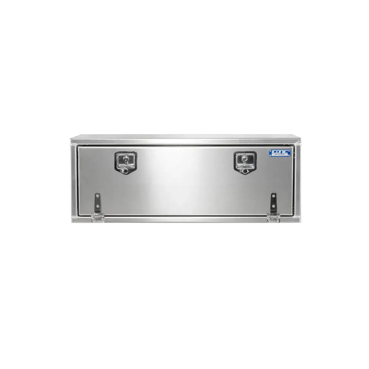 Standard T-Handle Box Aluminum Smooth Single Fold Down Door 48" Width x 24" Height x 18" Depth