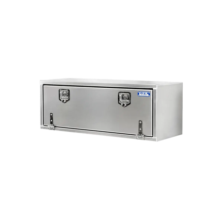 Standard T-Handle Box Aluminum Checkerplate Single Fold Down Door 48" Width x 24" Height x 24" Depth