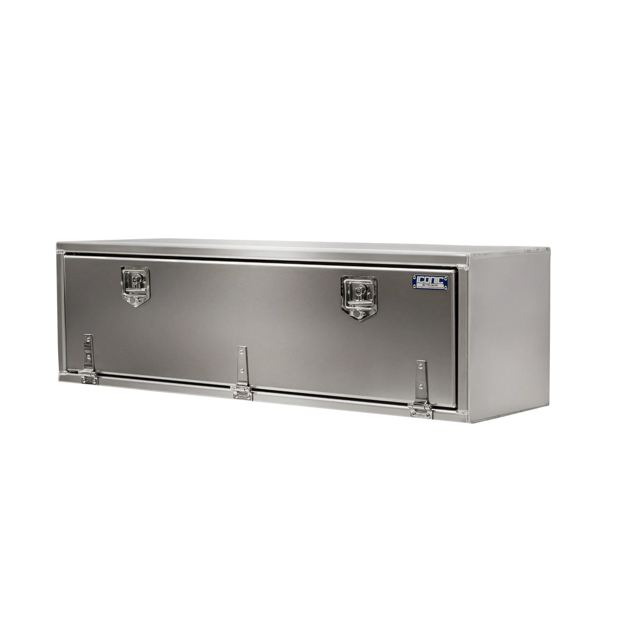 Standard T-Handle Box Aluminum Smooth Single Fold Down Door 60" Width x 18" Height x 18" Depth