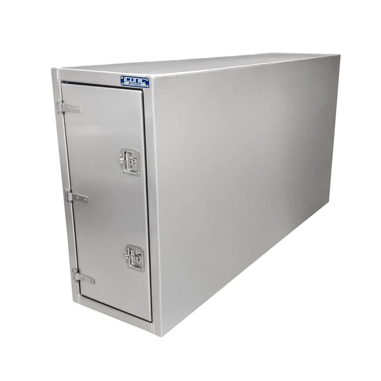 Cross Box, Single Side Swing Door each end (x2 T-Handles per door) 24" Width x 60" Height x 87.5" Depth