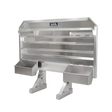 Cab Rack 86" Wide Std. Flat Headache Rack x 68" High, w/Split Trays & (2) Chain Hangers 86" Width x 68" Height