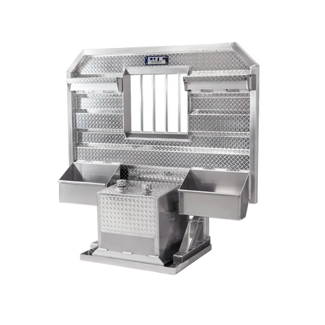 Cab Rack 70" Headache Rack Combo - 50Gallon 70" Width x 68" Height