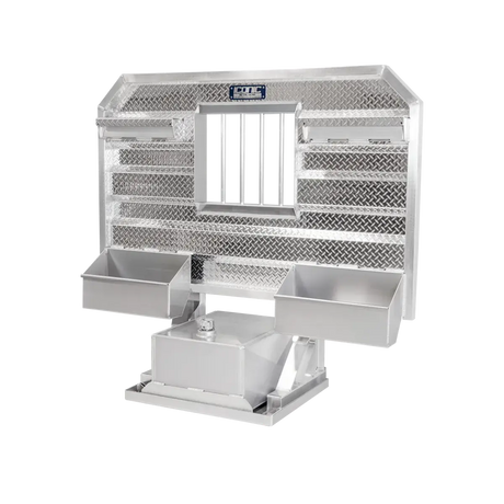 Cab Rack 76" Headache Rack Combo - 30Gallon 76" Width x 68" Height