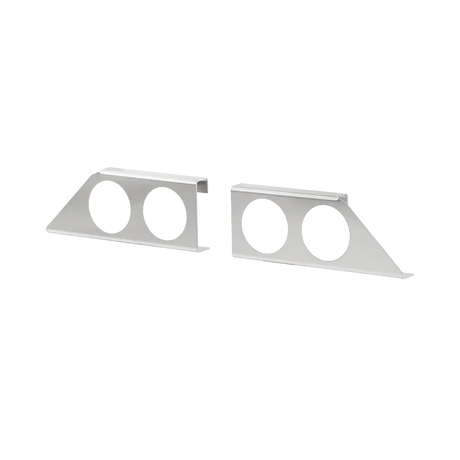 Standard Toolbox Load Light Box, Smooth, (2) 4" Round Holes, Sold in pairs, shipped loose 16" Width x 1.92" Height x 6" Depth