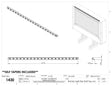 Light Bar, Roll-Up Door, Dime lights, for racks with no tarp tray