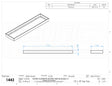 Standard Toolbox Top Tray, fits 72"W x 18"D Box