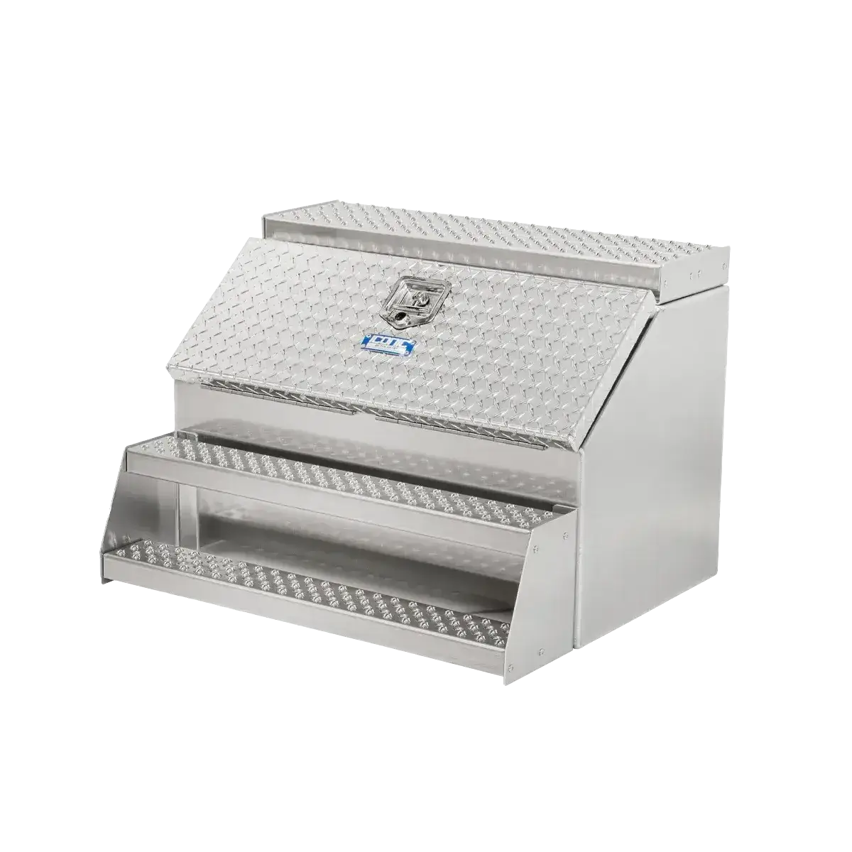 Step Box Boot Box 30" Step Box w/Aluminum Smooth lid *recommended used with P/N 1900 for mounting 30" Width x 25.13" Height x 29.5" Depth