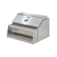 Step Box Boot Box 36" Big Mouth Step Box w/Aluminum Checkerplate lid *recommended used with P/N 1900 for mounting 36" Width x 24" Height x 29.13" Depth