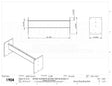 Mounting Bracket 24" Toolbox Overmount Bracket -Aluminum (specify length)