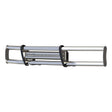 Grille Guard with LED Light Bar MileStone Polished Stainless 207755