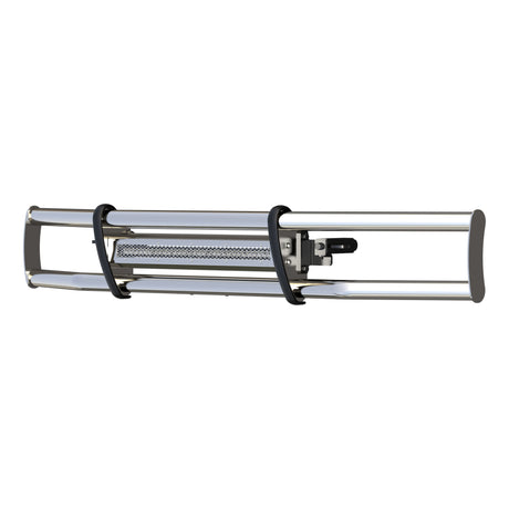 Grille Guard with LED Light Bar MileStone Polished Stainless 207775
