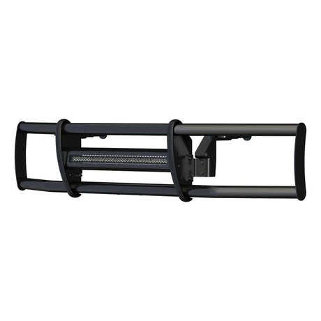 Grille Guard with LED Light Bar MileStone Black Stainless 207800
