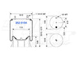 Air Spring 352-9194 Rolling Lobe with Plastic Piston
