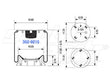 Air Spring 352-9215 Rolling Lobe with Aluminum Piston