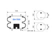 Air Spring 354-7555 Convoluted Suspension
