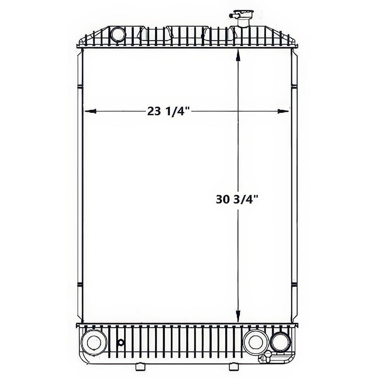 GMC Low Cab Forward/ T Radiator 1997-2002 52470226
