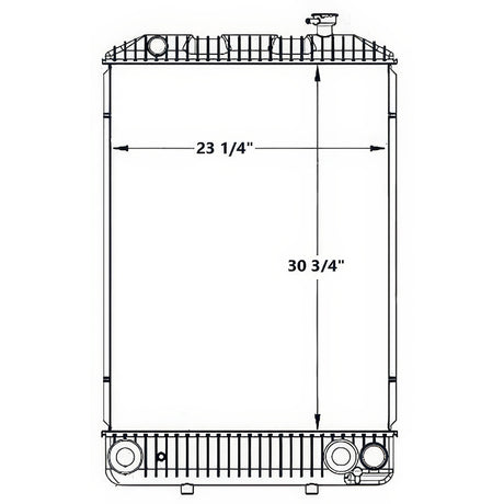 GMC Low Cab Forward/ T Radiator 1997-2002 52470226