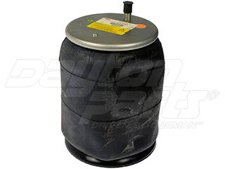 Air Spring 452-0783L Rolling Lobe Rubber with Aluminum Piston — Dual Stud & 4-Bolt Bottom Mercedes-Benz Cross MAF8774