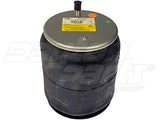 Air Spring 452-1096L Rolling Lobe Rubber with Aluminum Piston — Dual Stud & 4-Bolt Bottom