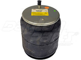 Air Spring 452-1096L Rolling Lobe Rubber with Aluminum Piston — Dual Stud & 4-Bolt Bottom