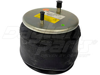 Air Spring 452-8204L Rolling Lobe Rubber with Plastic Piston — Dual Stud Mount