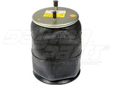 Air Spring 452-9192L Rolling Lobe Rubber with Plastic Piston — 23.5 in Height, 4-Bolt Bottom
